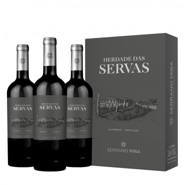 HERDADE DAS SERVAS  TINTO CONJUNTO 3 GARRAFAS
